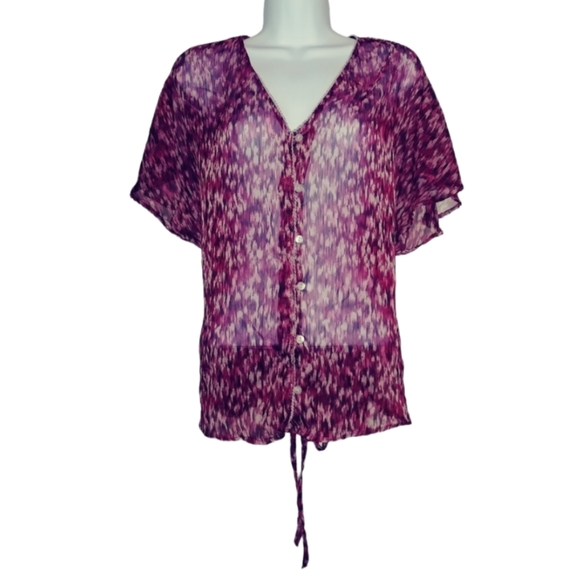 Converse Sheer Blouse - Picture 2 of 6